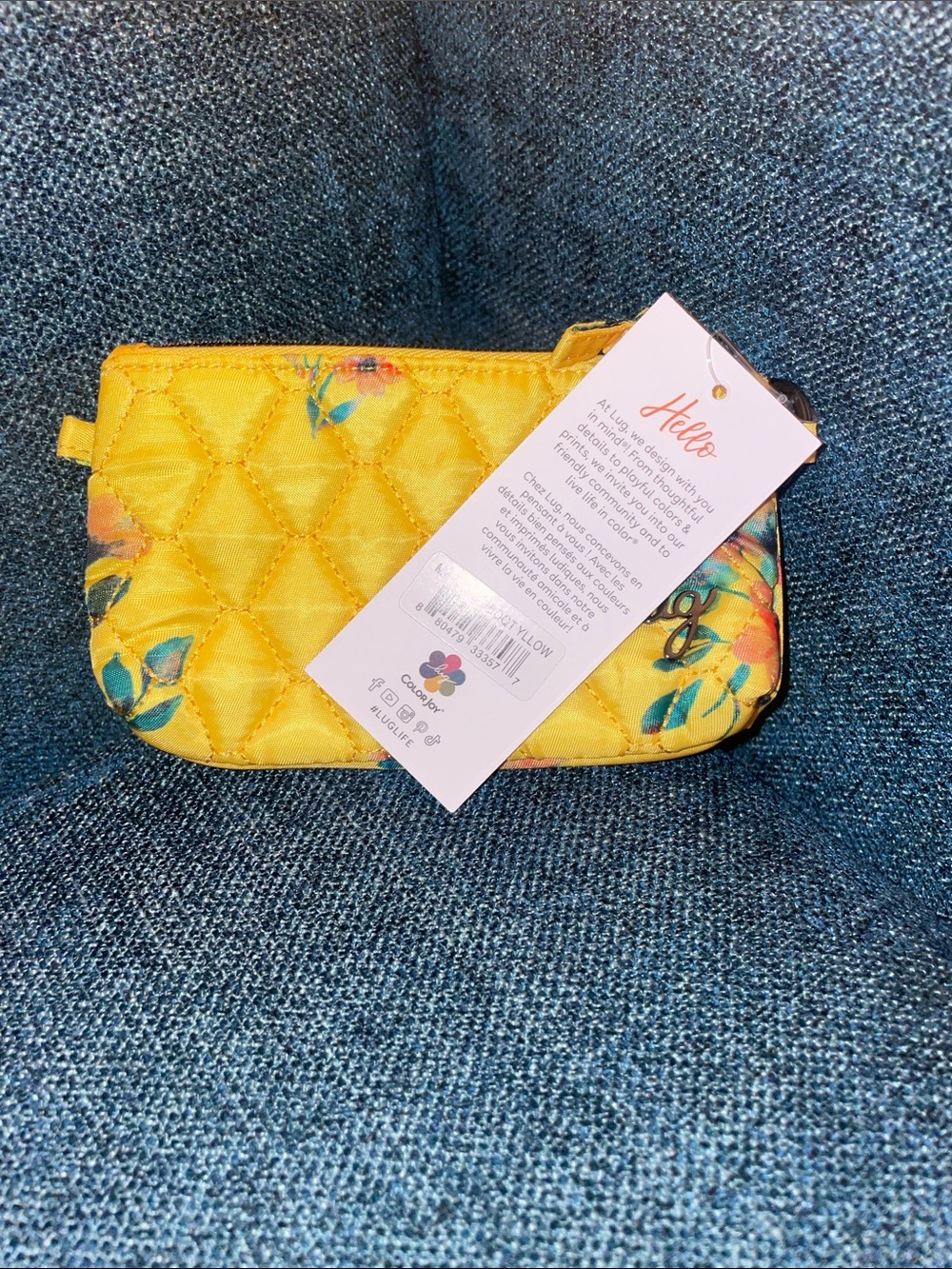 NWT-Lug Metro XL Bouquet Yellow